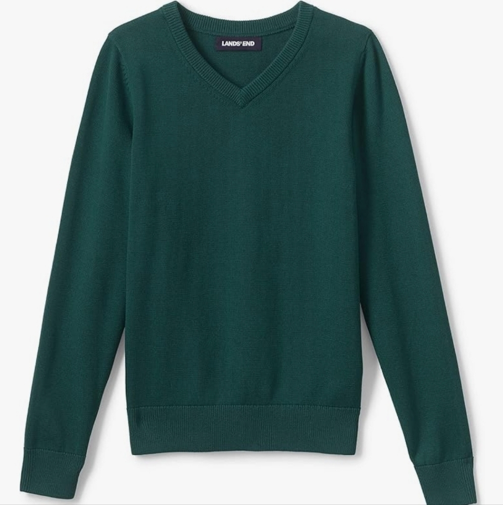 Lands' End Boys V-neck Sweater, 6T